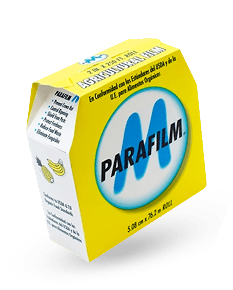 Parafilm pelicula adherible transpirable organica racimos injertos banano piña